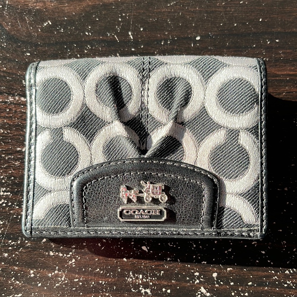 Coach small bifold wallet